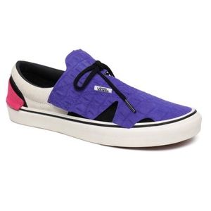 Vans era origami sneaker shoes purple white 8.5